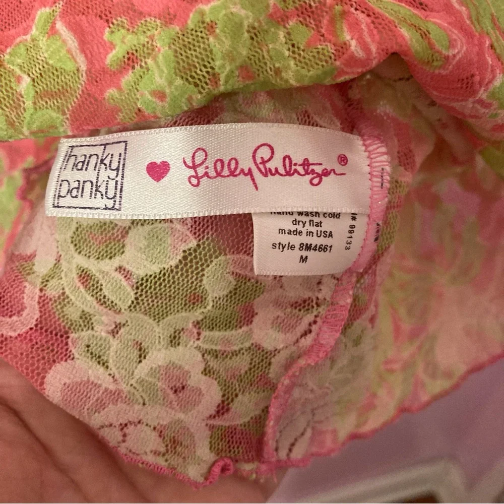 Lilly Pulitzer x Hanky Panky Lace top size medium - Picture 3 of 3
